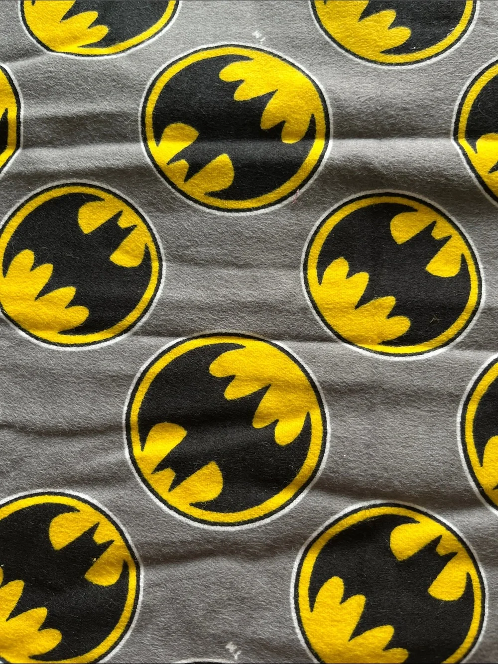 Batman Flannel Soft Cotton Fabric 3 Plus Yards L by 40” W